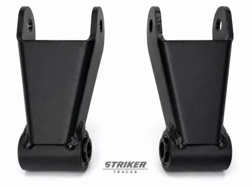 2" Lowering Rear Shackles for Dent Side F100 Trucks 1973-1980 (Pair) – 75mm Bush Width